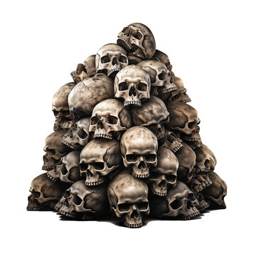 pile of skulls