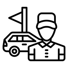 Guided Tours Icon Style