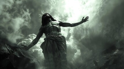 Easter background wallpaper poster card