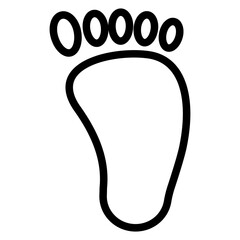 Footprint Icon Style