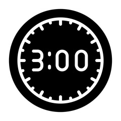 Clock Vector Icon