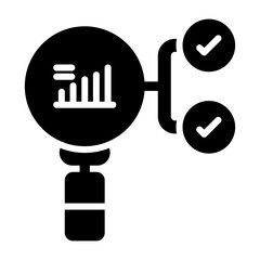 Prescriptive Analytics Vector Icon