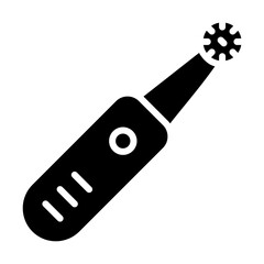 Electric Toothbrush Vector Icon