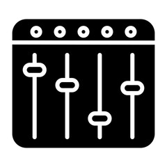 Mixer Vector Icon