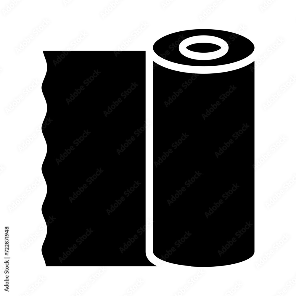 Poster plastic sheeting vector icon