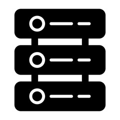 Fototapeta premium Server Vector Icon