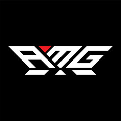 AMG letter logo vector design, AMG simple and modern logo. AMG luxurious alphabet design  