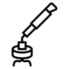 Garden Trimmer Icon Style