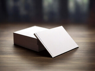 Business card mockup. Created using generative AI tools