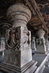 Ellora Caves are a rock-cut cave complex located in the Aurangabad District of Maharashtra, India. - 722876905