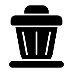 Trash bin Vector Icon
