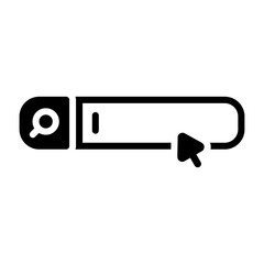 Fototapeta premium Search Engine Vector Icon