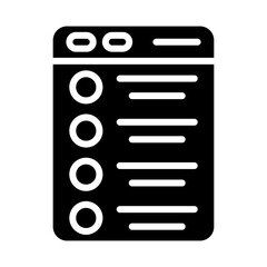 Design Criteria Vector Icon