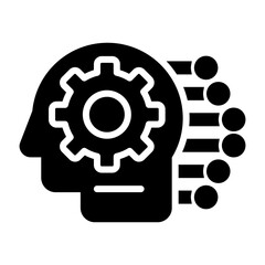 Machine Learning Vector Icon