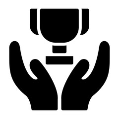 Triumphant Vector Icon