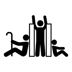 "Sandwich generation" icon