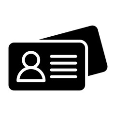 Business Card Vector Icon