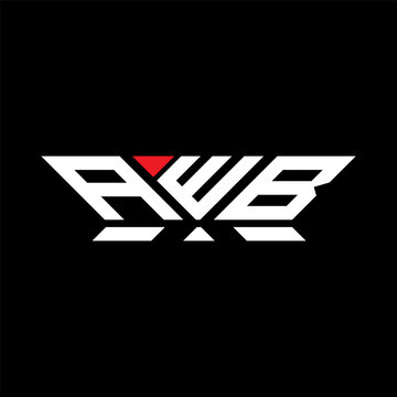 AWB letter logo vector design, AWB simple and modern logo. AWB luxurious alphabet design  