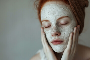 Women's beauty skincare routine photography
