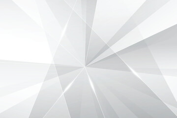 Abstract white and gray geometric pattern background