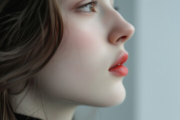 Women's beauty skincare routine photography