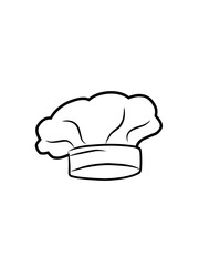 Photorealistic vector illustration of a modern white chef's hat