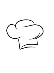 Photorealistic vector illustration of a modern white chef's hat