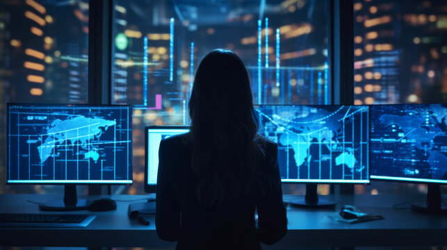 Cyber security and information or network protection. Future technology web services for business, Data protection technology. Online internet access cyber attack and business data privacy