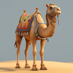 camel on the beach