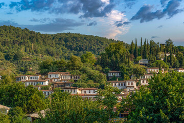 Fototapeta na wymiar Traditional village houses of Sirince Village, Izmir, Turkey