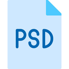 Fototapeta premium Psd file icon