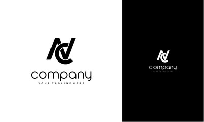 N C initial logo concept monogram,logo template designed to make your logo process easy and approachable. All colors and text can be modified