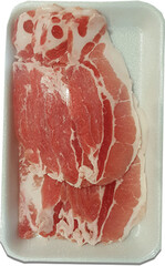 raw pork thin slice