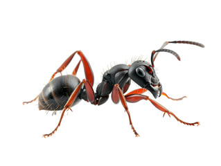 ant isolated on transparent background
