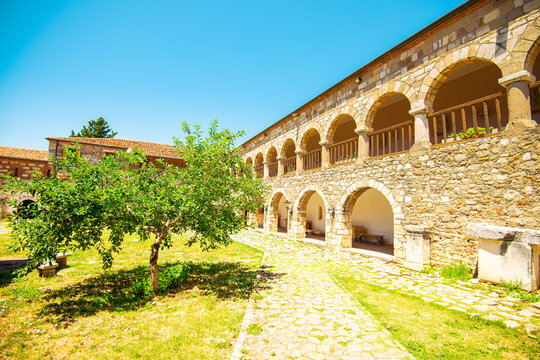 Byzantine church in Apollonia. Travel to Albania.