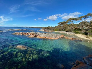 rocky coast of Tasmania 