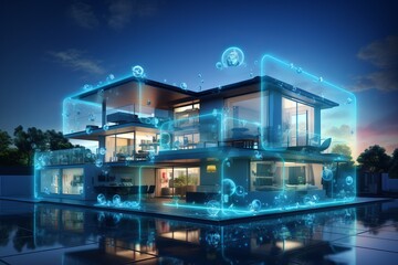 Cutting edge smart home showcasing interconnected devices for ultimate convenience and efficiency
