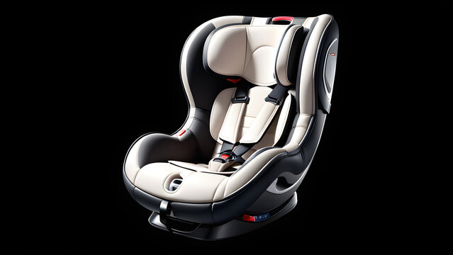 car seat child safety. Represents child safety, protection and safe driving. Generative AI 