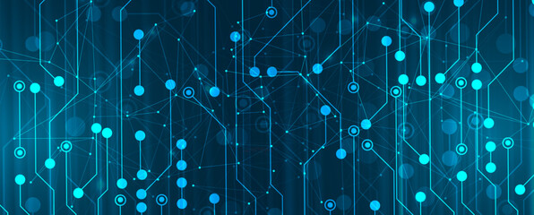 Abstract data background. Futuristic technology style. Elegant digital  background for business cyber presentations.