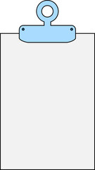 펜 메모장 집게 압정 핀셋 사무용품 아이콘