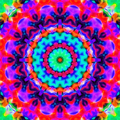 Unique kaleidoscope design.Abstract kaleidoscope background. Beautiful kaleidoscope seamless pattern.