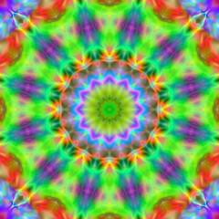 Modern floral ornament. Creative mandala. Color Raster illustration. For Wallpaper, print, fashion. Carpet designs patterns Persian relief