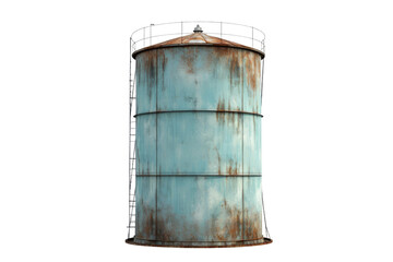 Water Storage Tank Isolated On Transparent Background