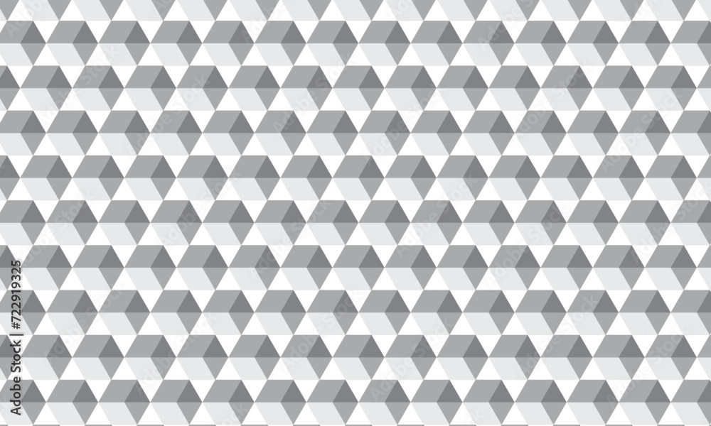 Poster abstract repeatable seamless grey polygon rhombus pattern.