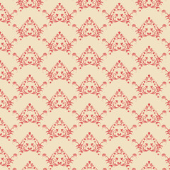 vintage floral seamless pattern