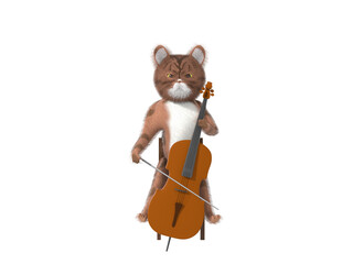 楽器を弾く猫たち・弦楽四重奏