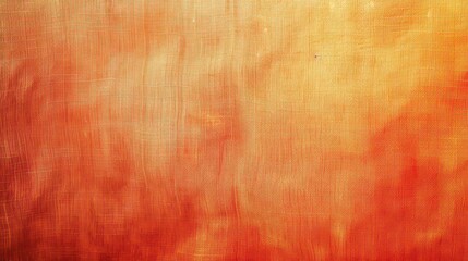 Fototapeta premium apricot orange, orange fabric, orange cloth abstract vintage background for design. Fabric cloth canvas texture. Color gradient, ombre. Rough, grain. Matte, shimmer 
