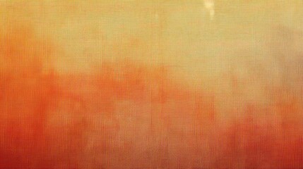 Fototapeta premium apricot orange, orange fabric, orange cloth abstract vintage background for design. Fabric cloth canvas texture. Color gradient, ombre. Rough, grain. Matte, shimmer 