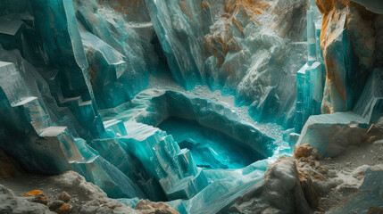 Turquoise Oasis: Journey to the Mine