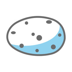 Potatoes icon vector on trendy design